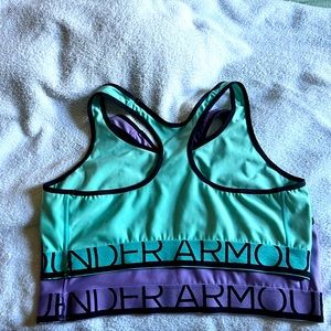 2- Under Armour Mid cross back sports bras